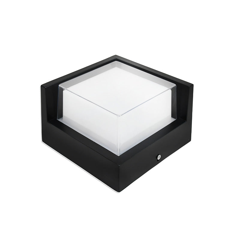 APLIQUE LED NEGRO CUADRADO 12W LH-3478