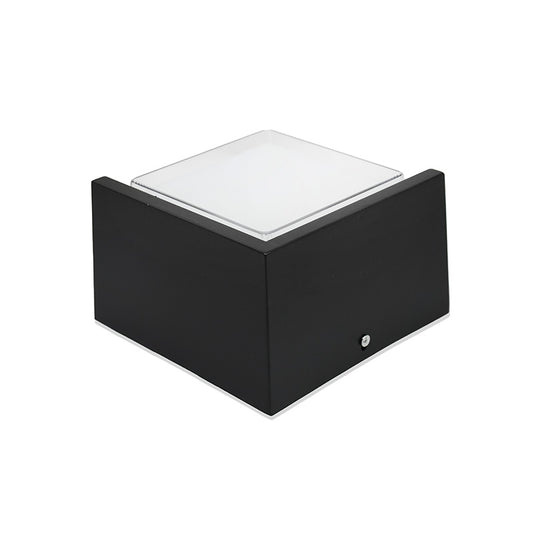 APLIQUE LED NEGRO CUADRADO 12W LH-3478