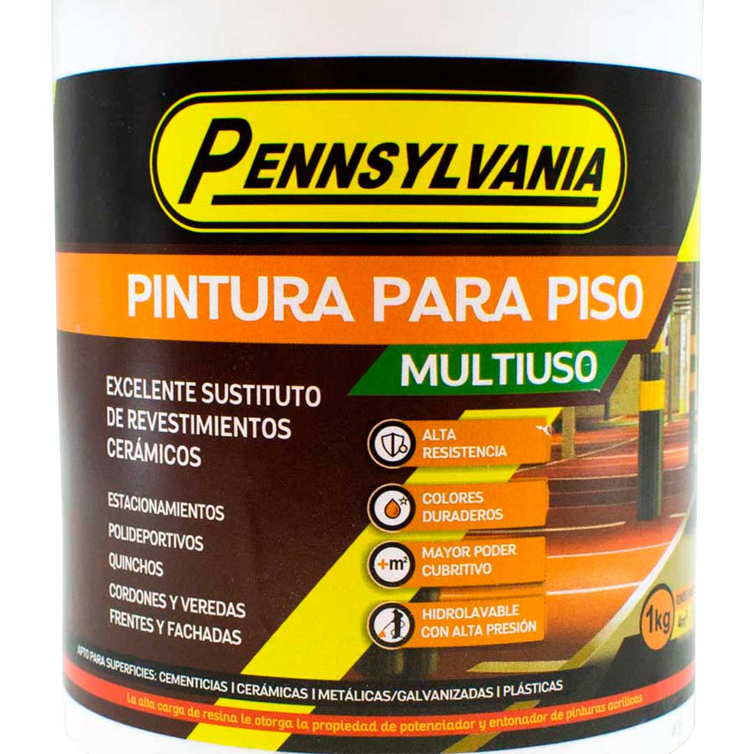 PINTURA PARA PISOS GRIS 1K PENNSYLVANIA