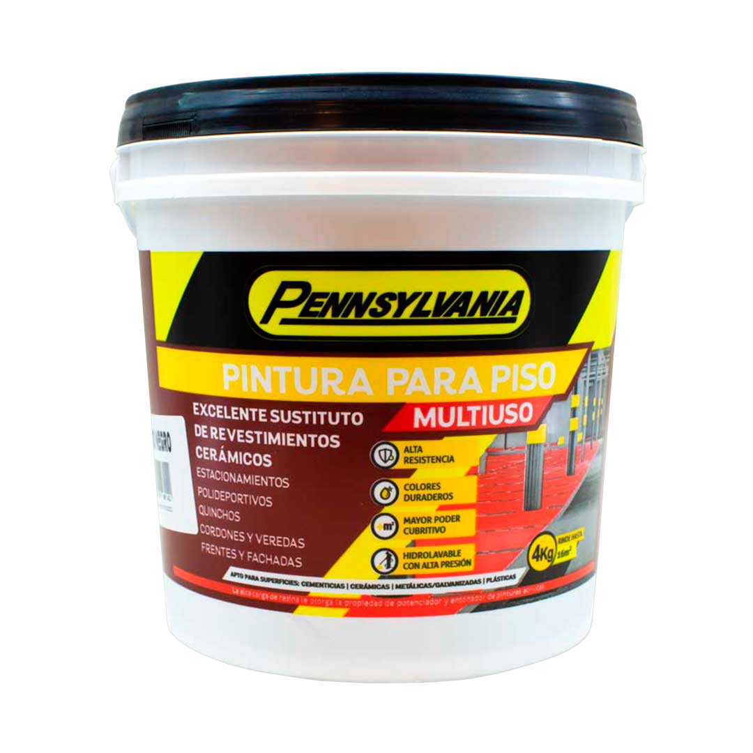 PINTURA PARA PISOS NEGRO 4K PENNSYLVANIA