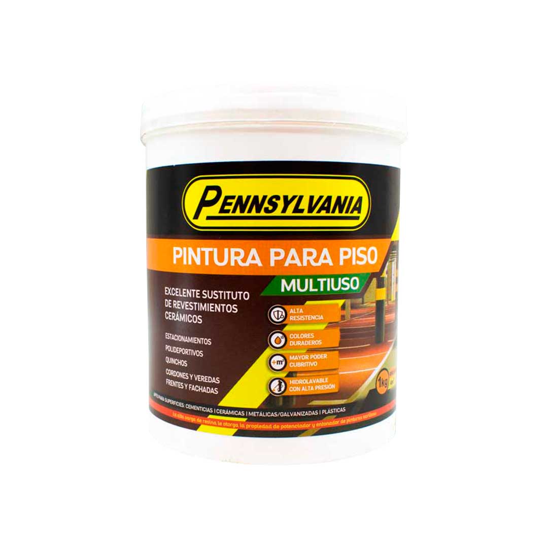 PINTURA PARA PISOS NEGRO 1K PENNSYLVANIA