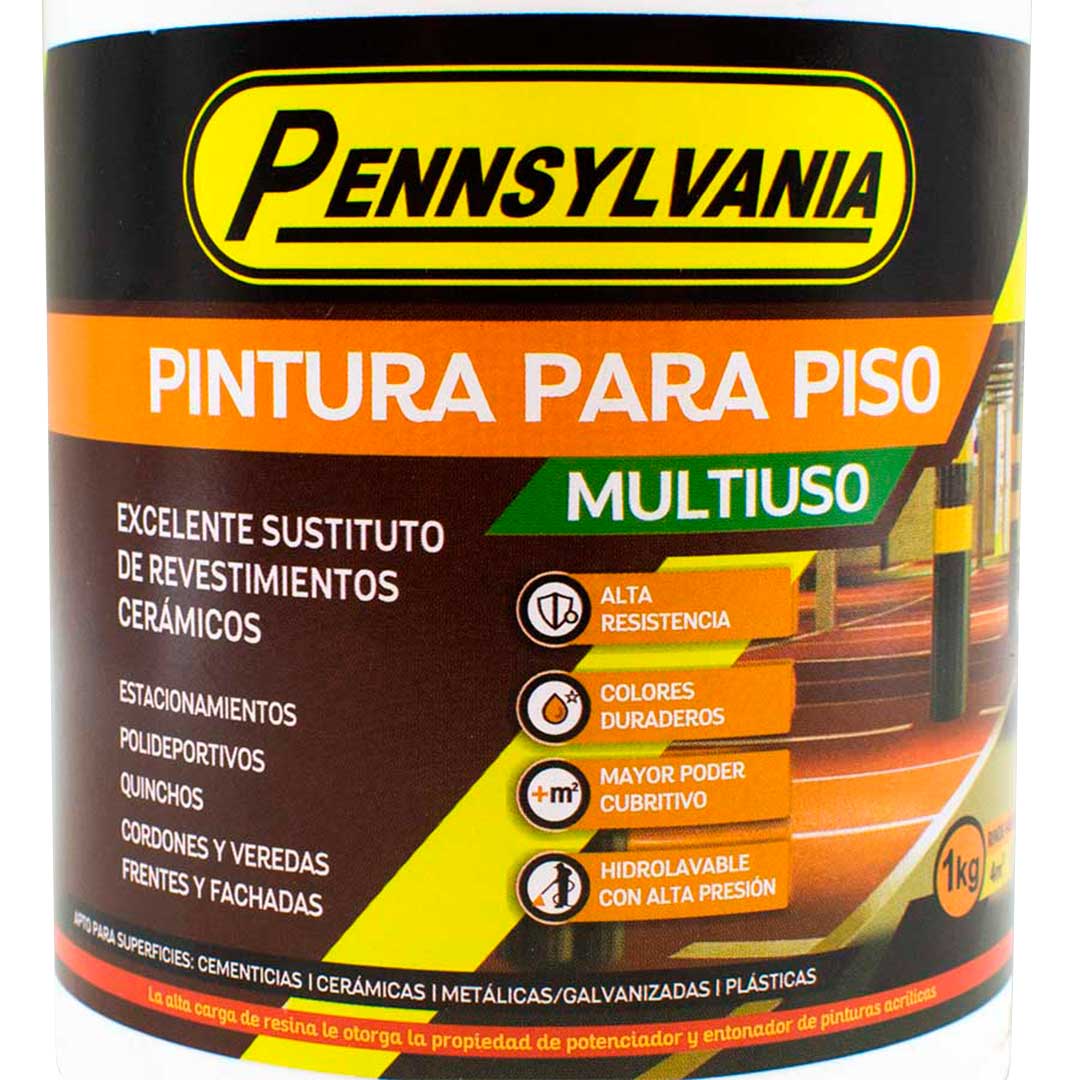 PINTURA PARA PISOS NEGRO 1K PENNSYLVANIA