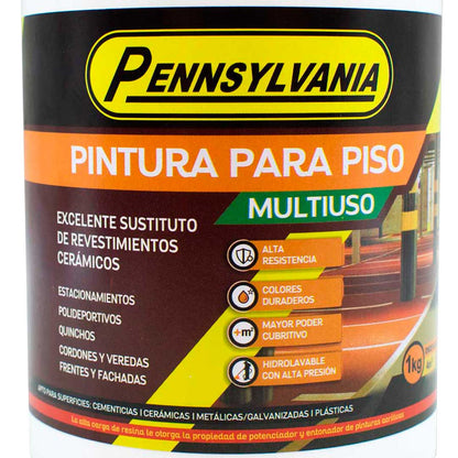 PINTURA PARA PISOS BLANCA 1K PENNSYLVANIA