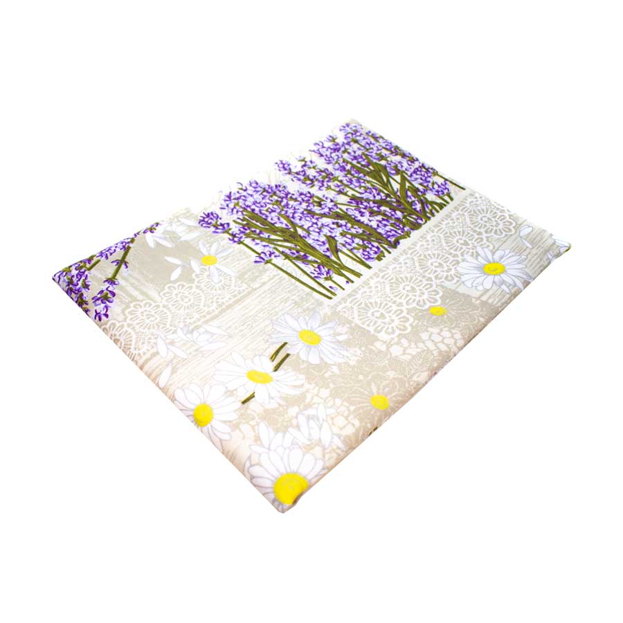 MANTEL DE TELA DISENO FLORAL 140X180CM LH-4197
