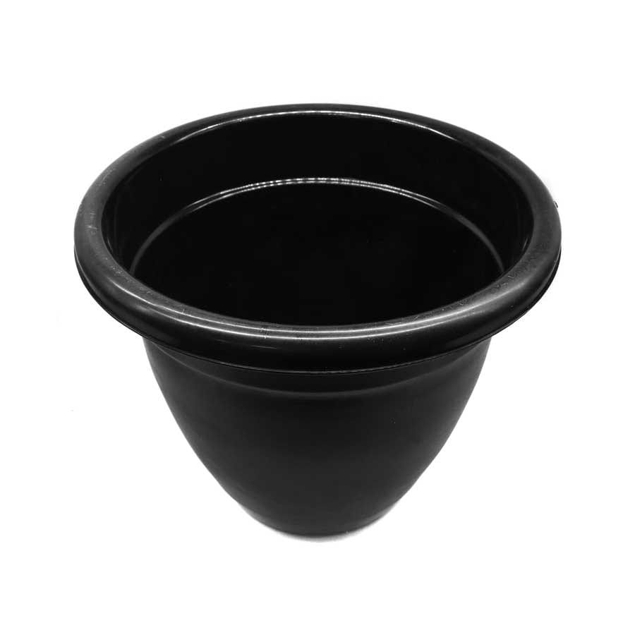 MACETA PARA PLANTA 35CM PLASTICA NEGRA 51