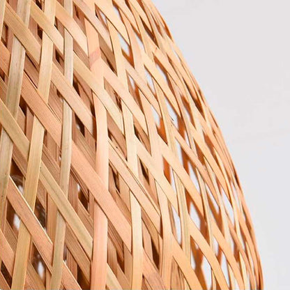 LAMPARA COLGANTE BAMBU 40CM ALTO L-7397
