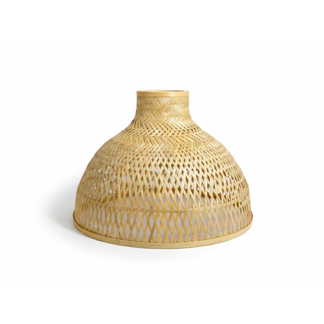 LAMPARA DE TECHO COLGANTE BAMBU 40CM DIAM L-7402