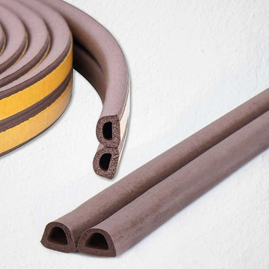 BURLETE PVC 6 METROS MARRON TIPO D LH-1539