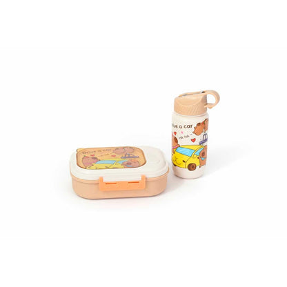 LONCHERA+VASO+CUBIERTO CAPYBARA A01-2501-1