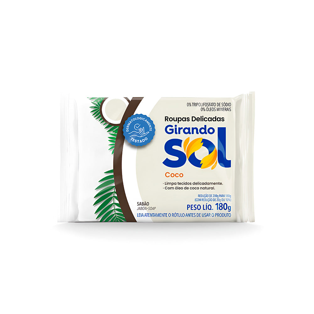 JABON EN BARRA 180G COCO GIRANDO SOL 283