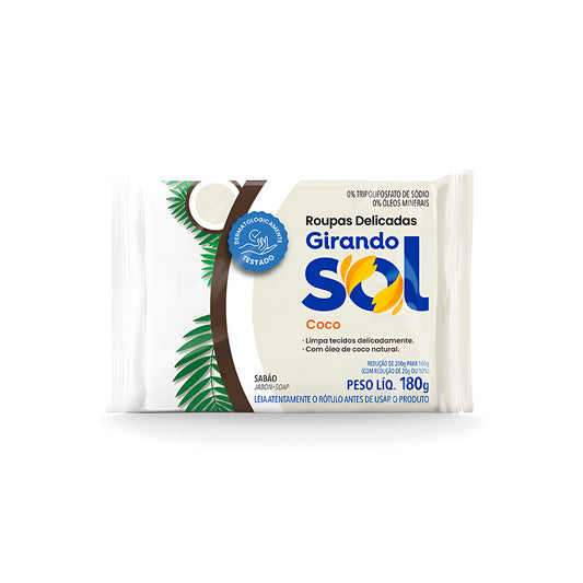 JABON EN BARRA 180G COCO GIRANDO SOL 283