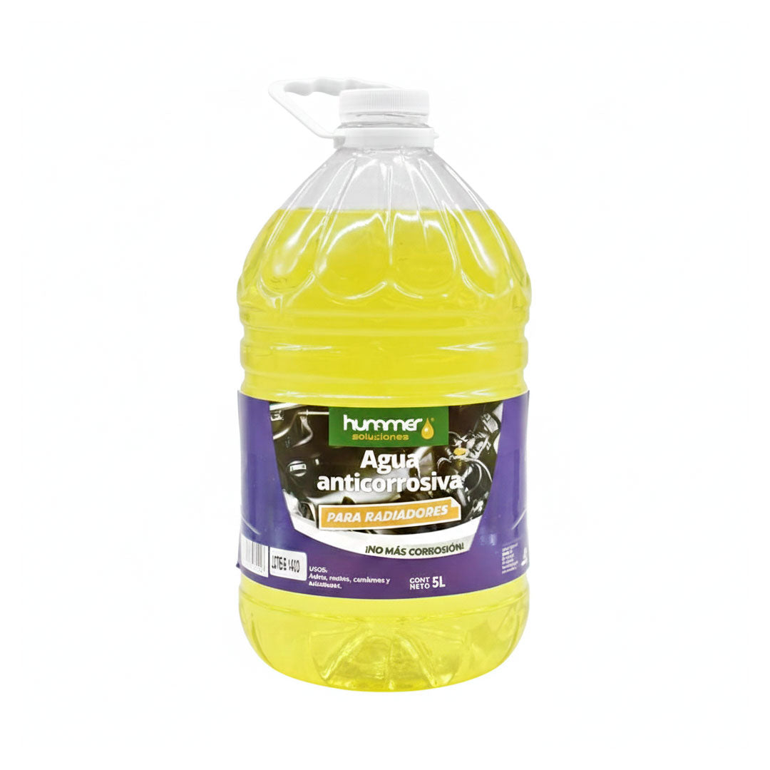 AGUA PARA RADIADOR 5LITROS ANTICORROSIVA HUMMER