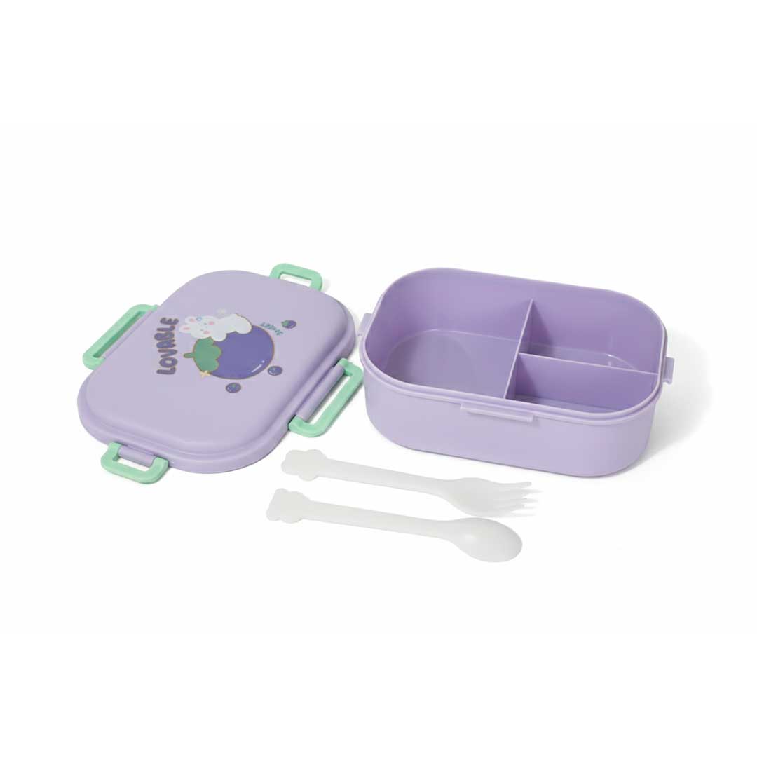 LONCHERA+CUBIERTO 1200ML C/VARIOS JL-6709