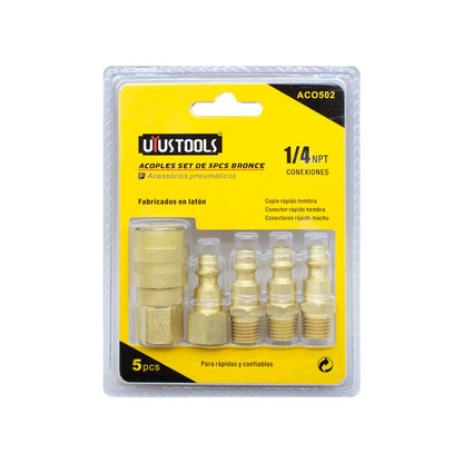 ACOPLE 5PZ P/COMPRESOR DE BRONCE UYUS ACO502