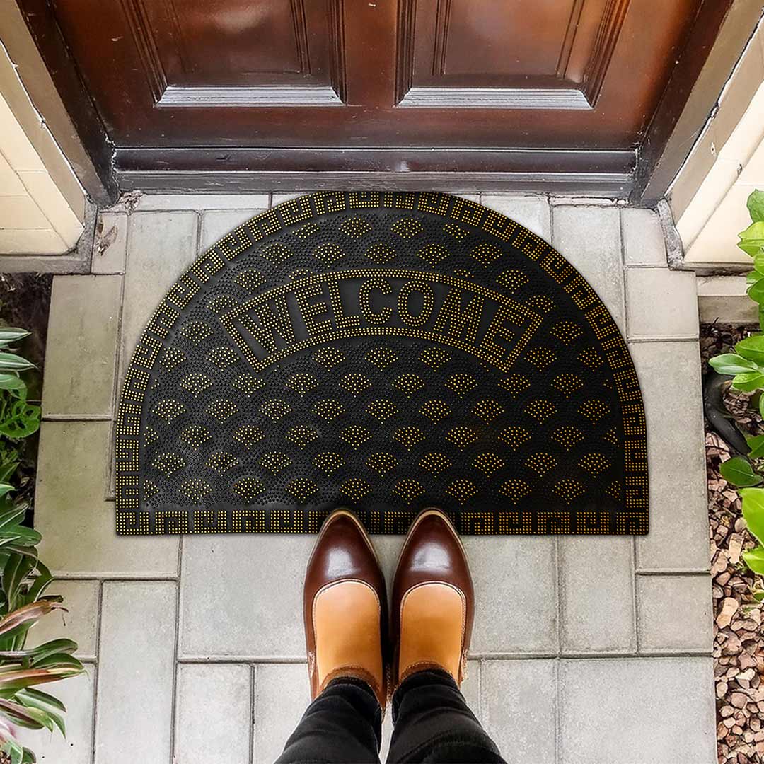 ALFOMBRA WELCOME SEMICIRCULO 40X60 LH-3548