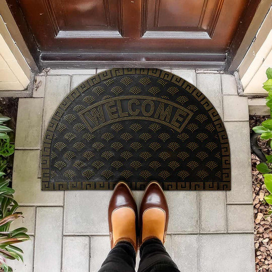 ALFOMBRA WELCOME SEMICIRCULO 40X60 LH-3548