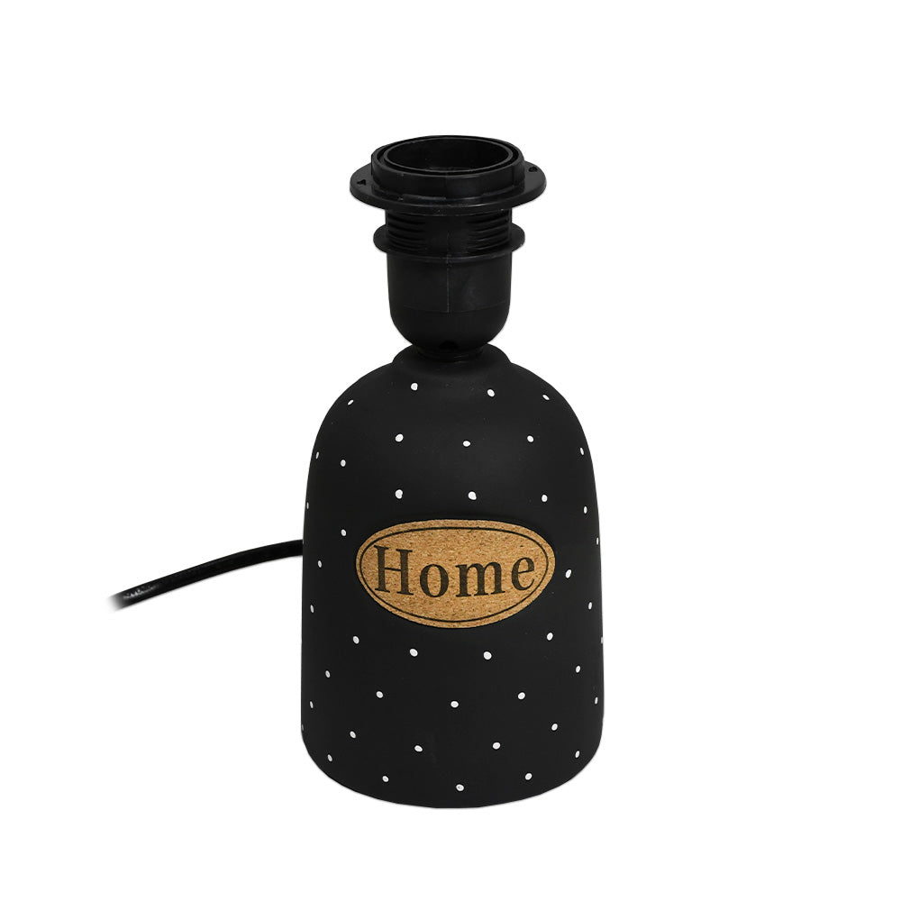 LAMPARA DE MESA HOME NEGRO O MARRON LH-3920