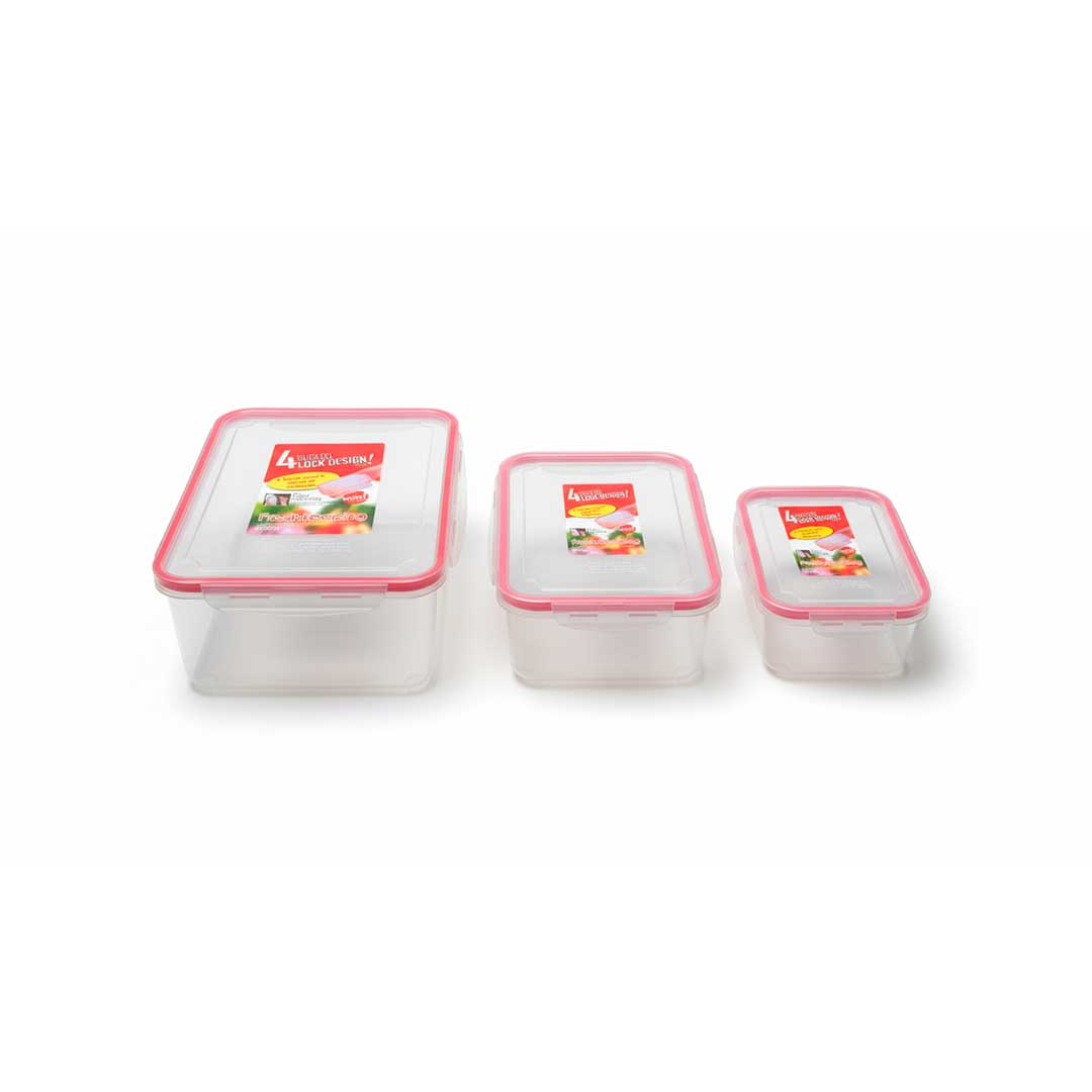 SET TUPPER 3PZ SELLO SILICONA DE COLOR ZRH-2