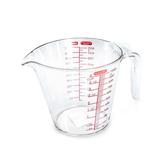 JARRA DE 1 LITRO PLASTICA CON MEDIDOR LH-3893