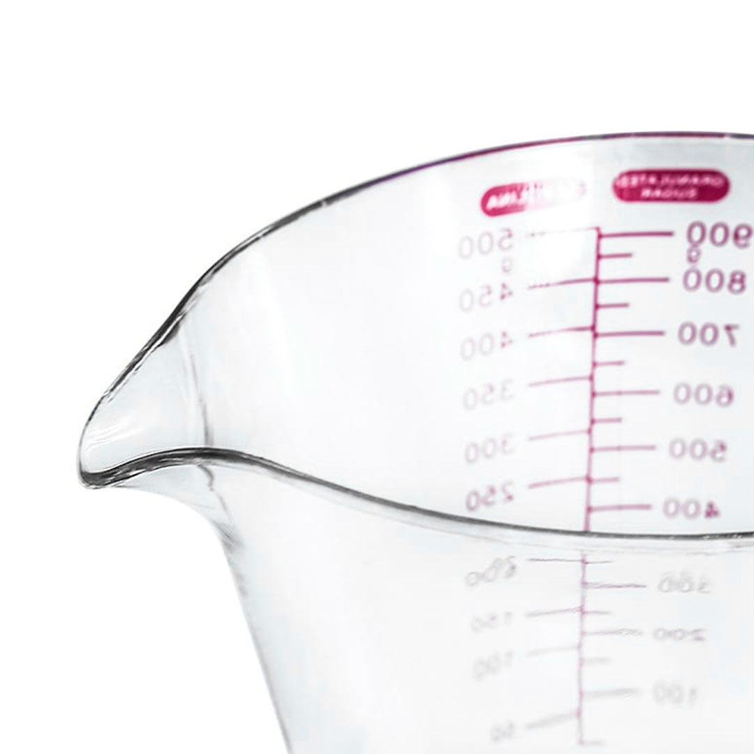 JARRA DE 1 LITRO PLASTICA CON MEDIDOR LH-3893
