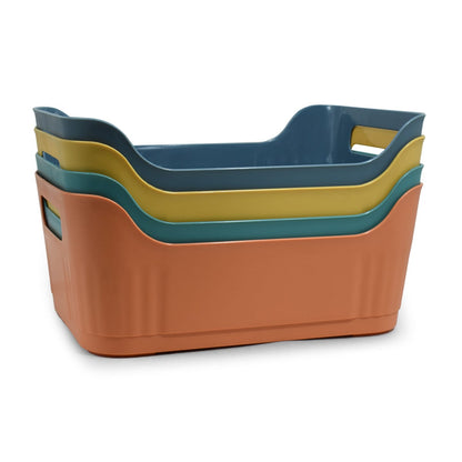 CESTO ORGANIZADOR 27X19X11 COLOR SURTIDO LH-3153