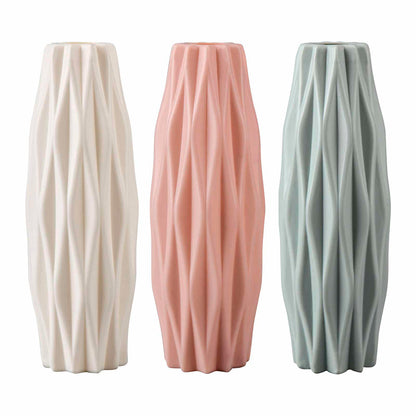 FLORERO 22CM PLASTICO COLORES SURTIDOS GM-E036