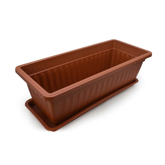 MACETERO PLASTICO RECTANGU 45X19X14 8003 LH-3899