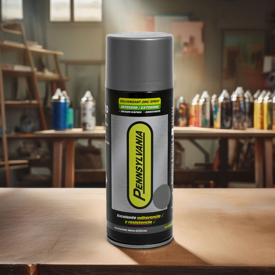 PINTURA EN AEROSOL 400M ZINC GALVANIZ PENNSYLVANIA