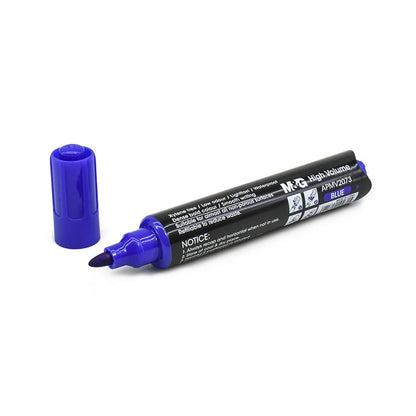 MARCADOR JUMBO AZUL PERMANENTE RECARGABLE LH-3945