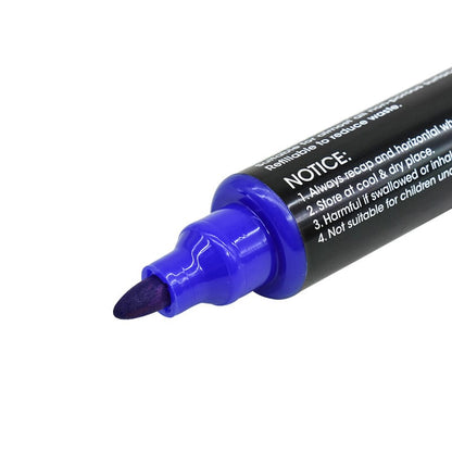 MARCADOR JUMBO AZUL PERMANENTE RECARGABLE LH-3945