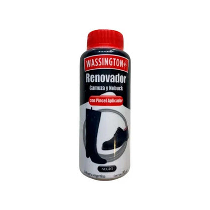 REVIVIDOR GAMUZA Y NOBUCK NEGRA PINCEL WASSINGTON