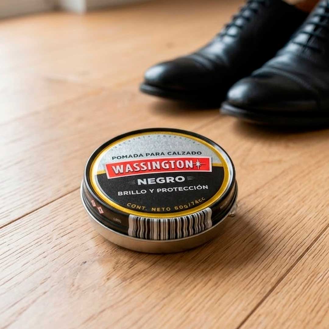 POMADA CALZADO NEGRA 30GR. WASSINGTON 1600