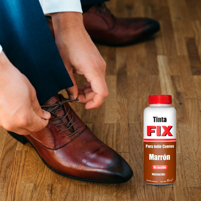 TINTA DE TEÑIR CUERO FIX MARRON WASSINGTON