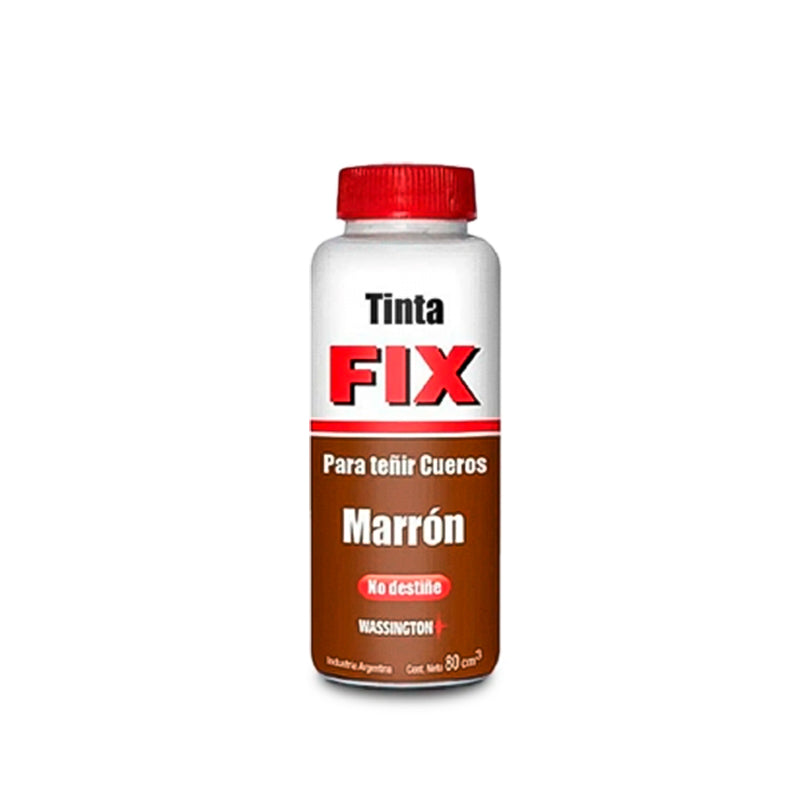 TINTA DE TEÑIR CUERO FIX MARRON WASSINGTON