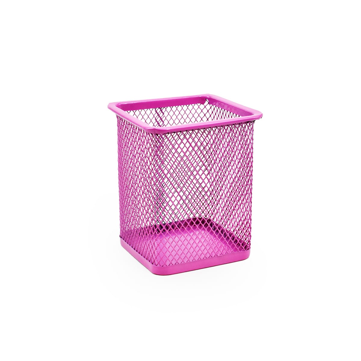 PORTA LAPIZ METALICO COLOR SURTIDO 8X8CM LH-3904