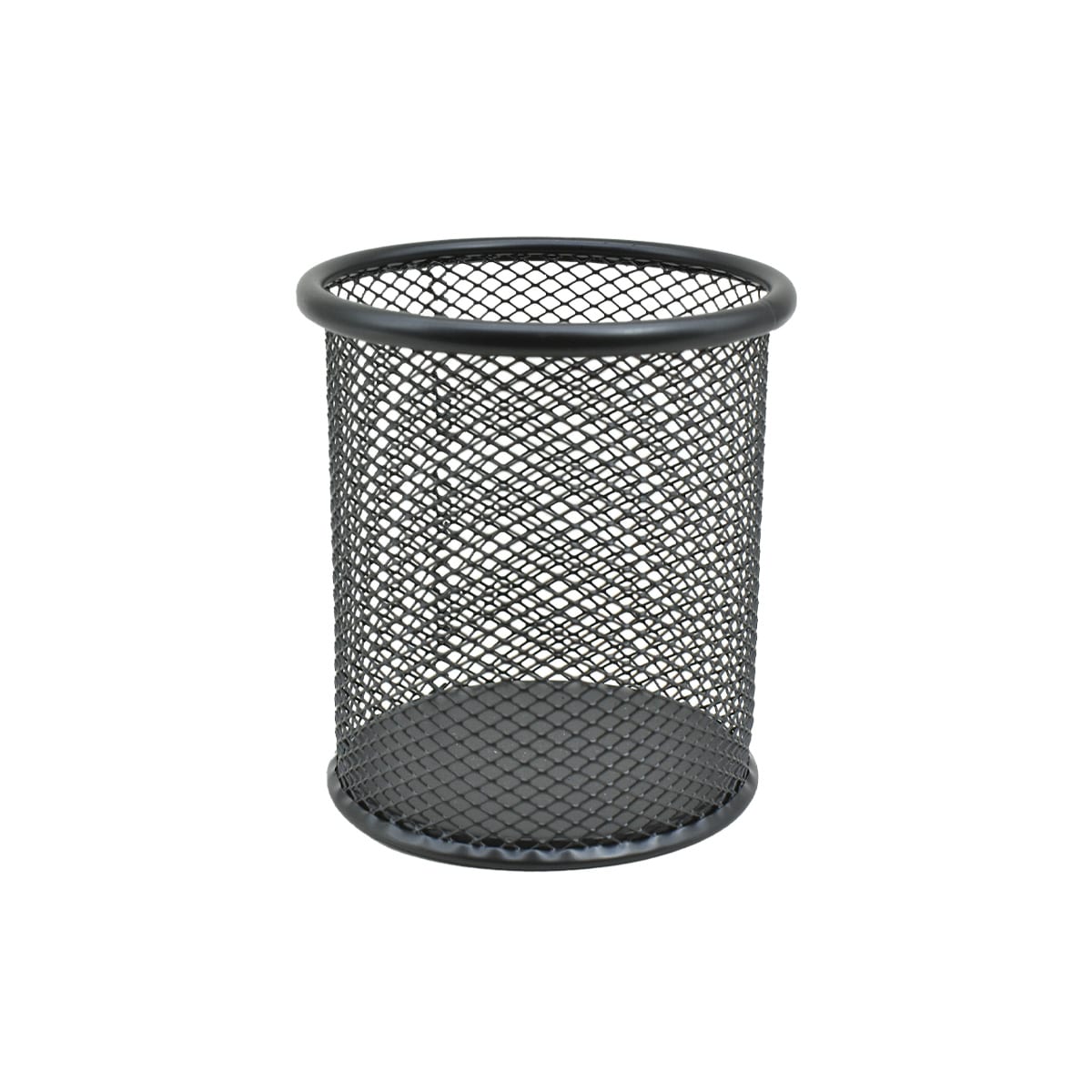 PORTA LAPIZ METALICO REDONDO COLOR NEGRO LH-3903
