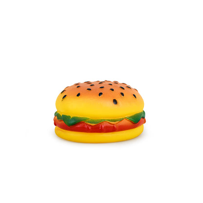 JUGUETE PARA MASCOTA TIPO HAMBURGUESA GOMA LH-3349