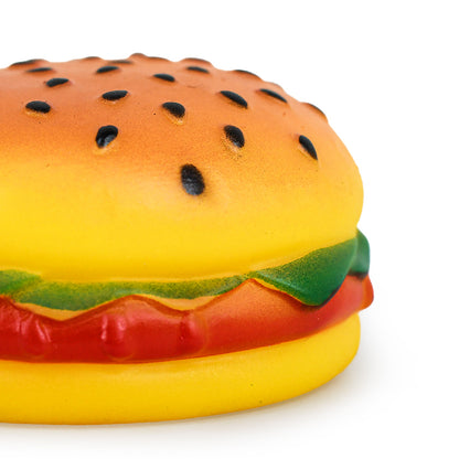 JUGUETE PARA MASCOTA TIPO HAMBURGUESA GOMA LH-3349