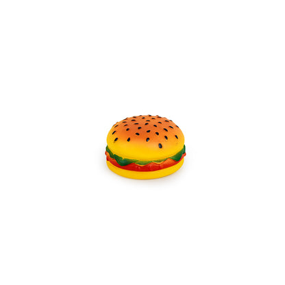 JUGUETE PARA MASCOTA TIPO HAMBURGUESA GOMA LH-3349