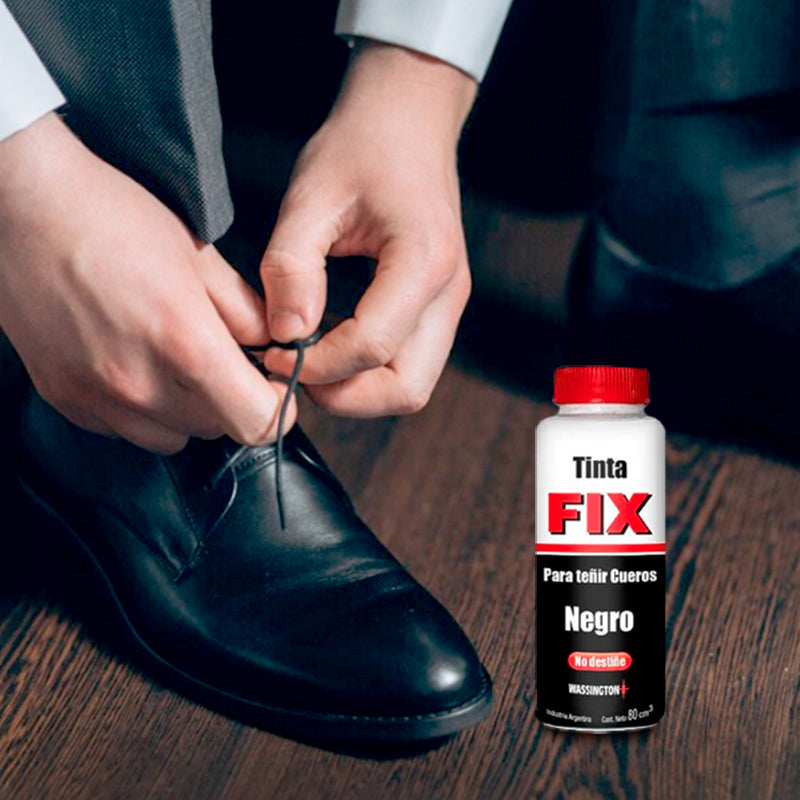 TINTA DE TEÑIR CUERO FIX NEGRA WASSINGTON