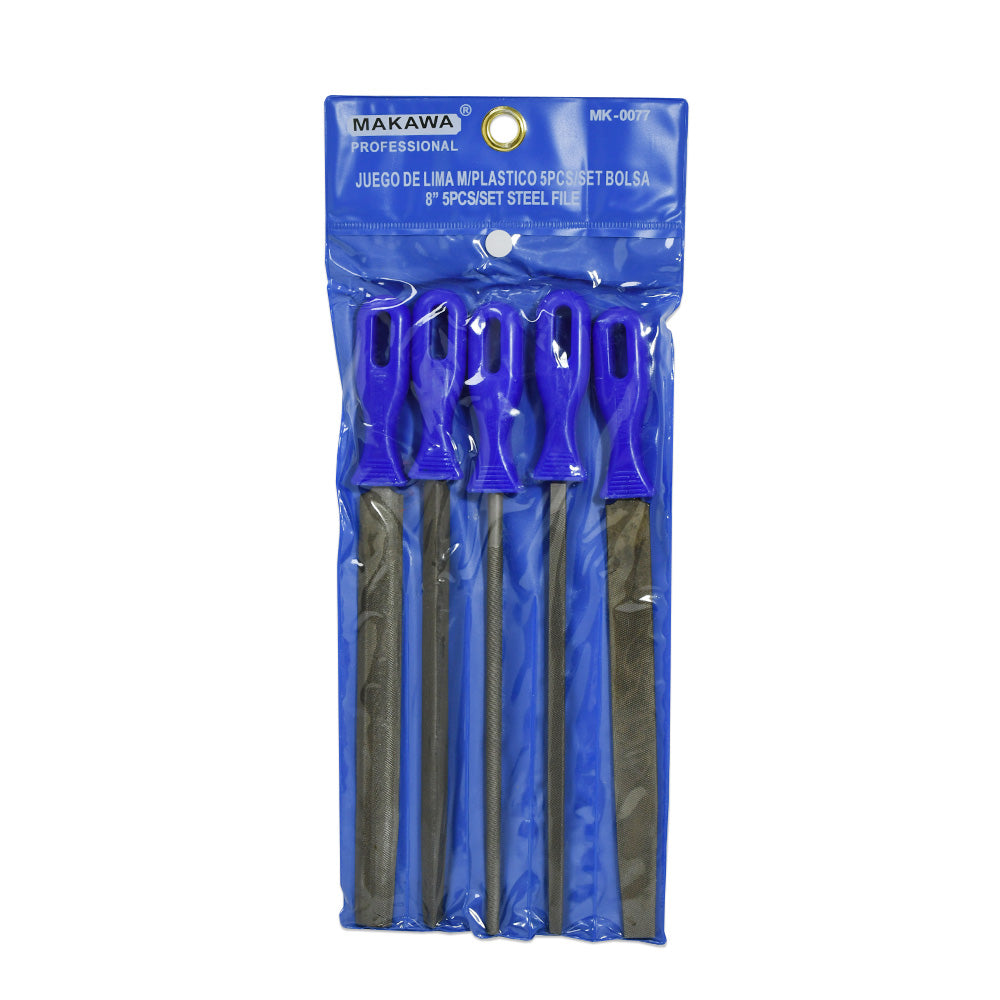 LIMAS 5 PZ 8″ M/PLASTICO MAKAWA MK-0077