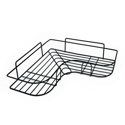 REPISA METALICA NEGRA EN ANGULO 26X26CM LH-3902