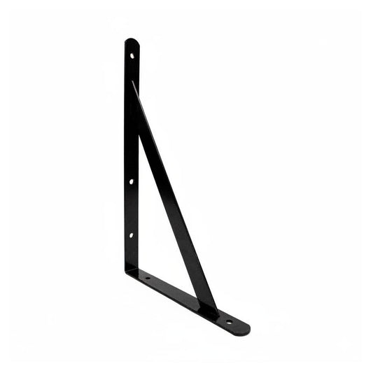 SOPORTE METALICO NEGRO 35X22 CM P/ESTANTE LH-2941