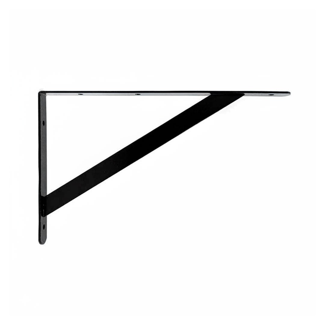 SOPORTE METALICO NEGRO 35X22 CM P/ESTANTE LH-2941