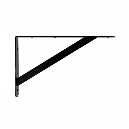 SOPORTE METALICO NEGRO 35X22 CM P/ESTANTE LH-2941