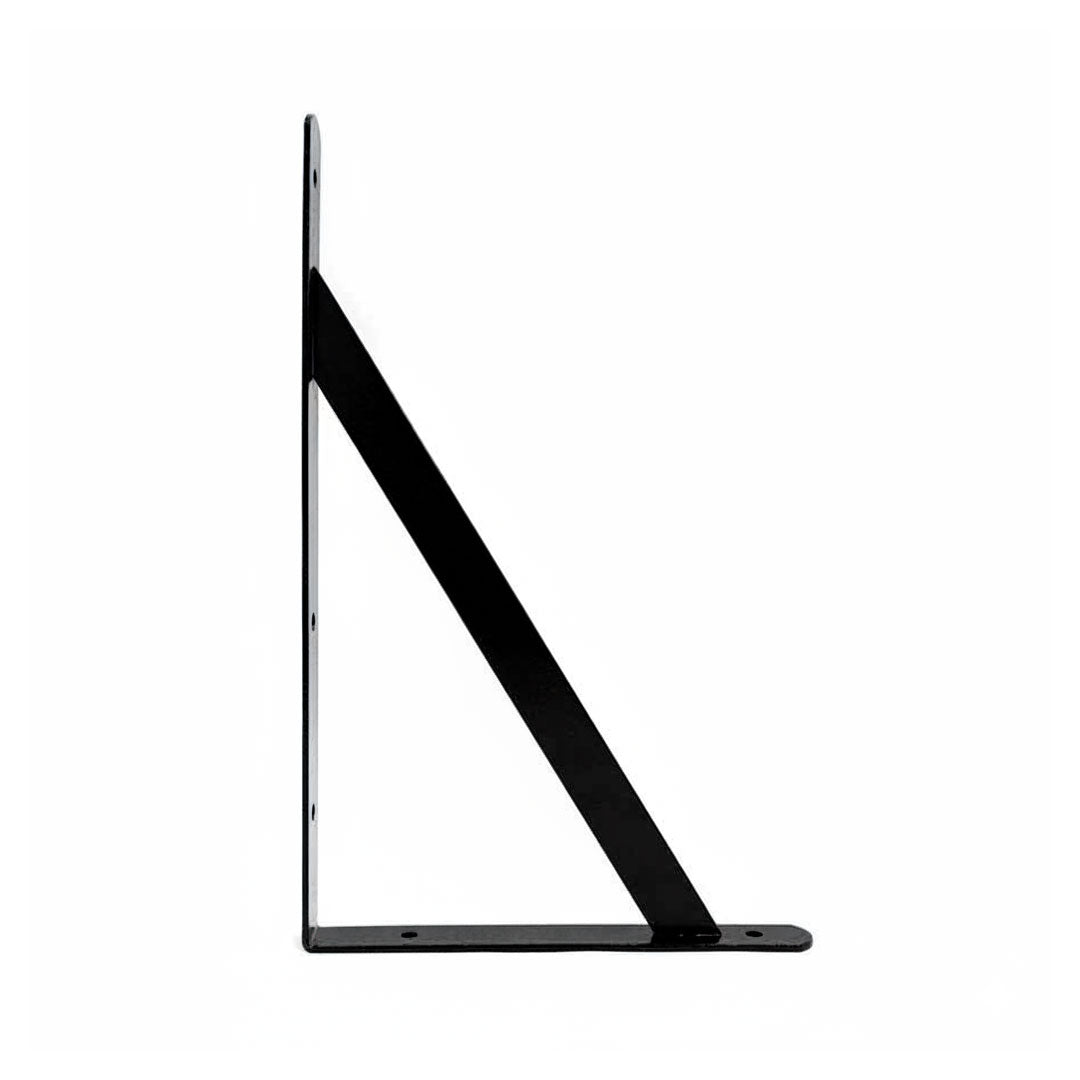 SOPORTE METALICO NEGRO 35X22 CM P/ESTANTE LH-2941