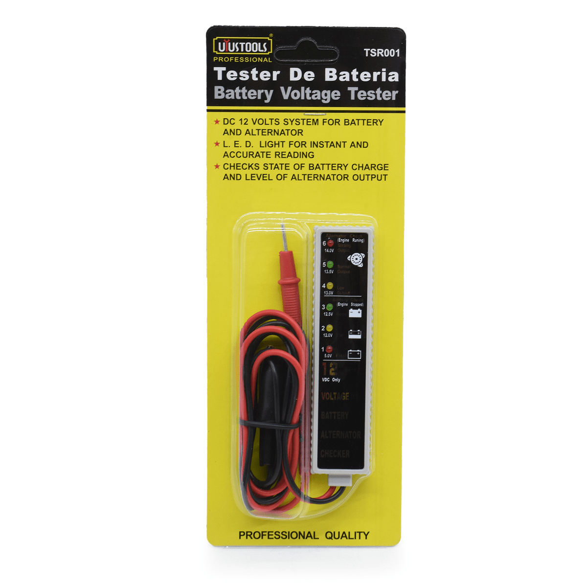TESTER DE BATERIA 12V UYUSTOOLS TSR001