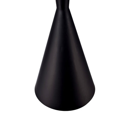 LAMPARA DE COLGAR TIPO CONO NEGRO MATE LH-2310