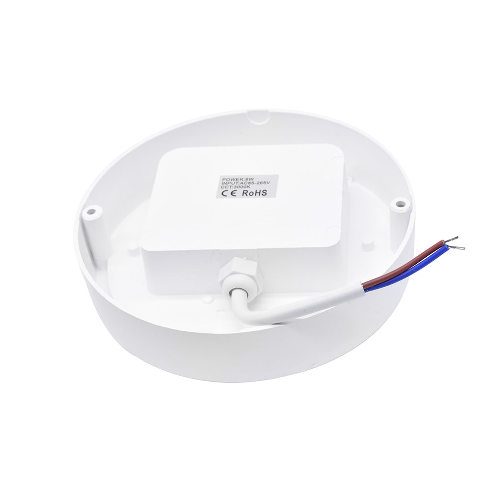 TORTUGA LED 8W BLANCA REDONDA FRIA 6500K LH-2749