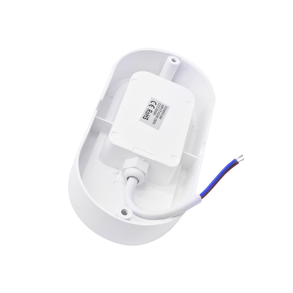 TORTUGA LED 8W BLANCA OVALADA FRIA 6500K LH-2761